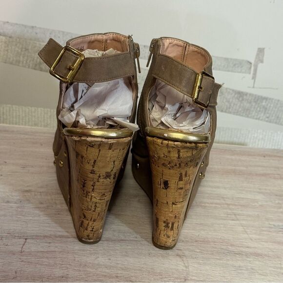 Madison Peep Toe Wedge Sandals size 6.5 good condition - Picture 4 of 7